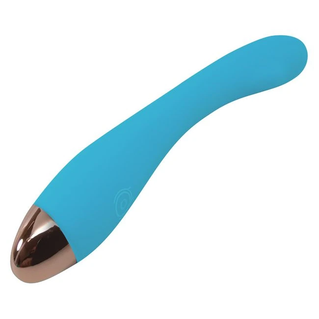 Cloud 9 Health & Wellness Rechargeable G-spot Slim 8in Single Motor Aqua Blue - Product Overview