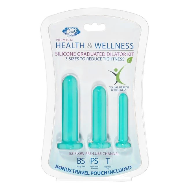 Cloud 9 Health & Wellness Silicone Dilator Kit - Dilator Sizes