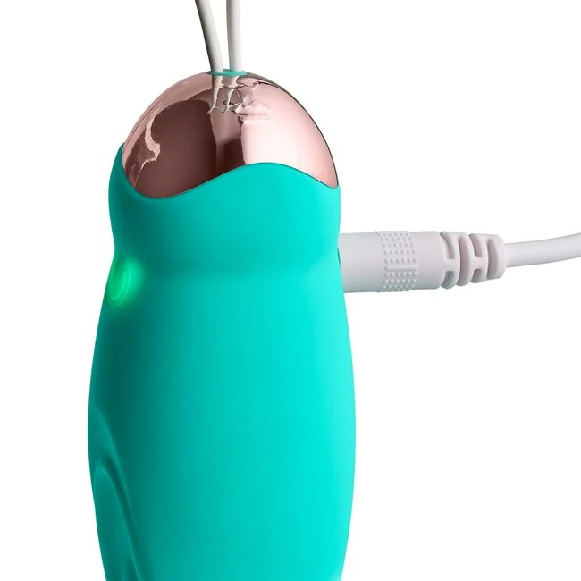Cloud 9 Health & Wellness Wireless Remote Control Egg W/ Stroking Motion Teal - Vibration Modes and Motion