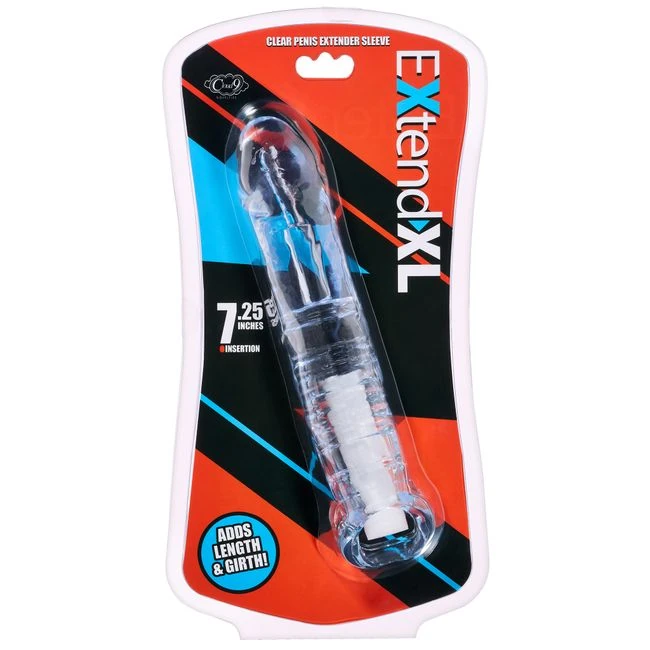 Cloud 9 Penis Sleeve - A Clear Penis Sleeve With a Ball Strap That Holds It in Place