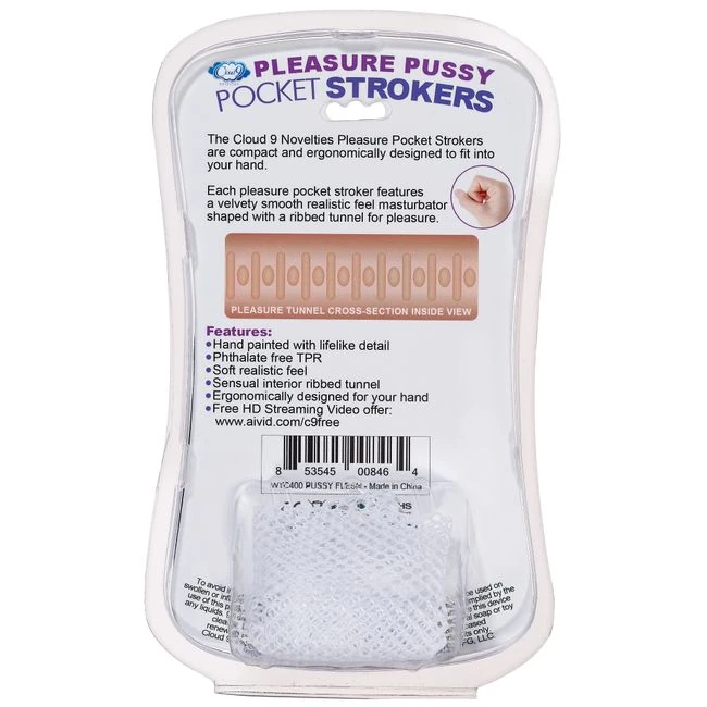 Cloud 9 Pussy Pocket Stroker - Grip, Control and Material Feel