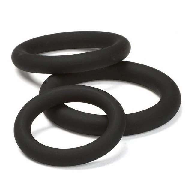 Cloud 9 Silicone C-rings 3 Pcs Black - Overview