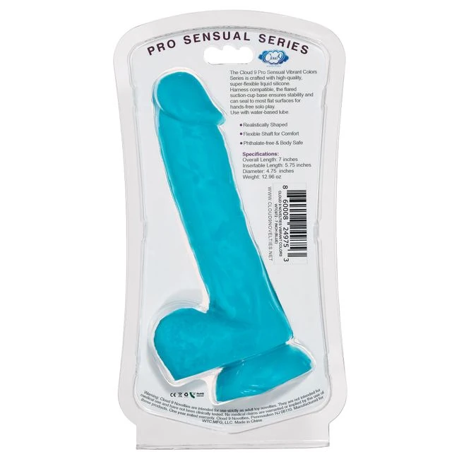 Cloud 9 Vibrant Colors 7 Blue Pro Sensual Line " - Shape & Texture