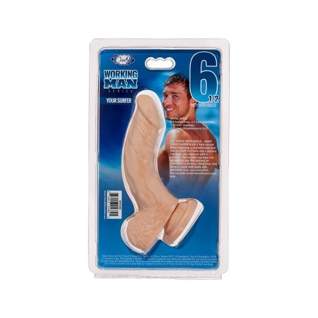 Cloud 9 Working Man 6.5 Light Your Surfer " - Shape & Texture