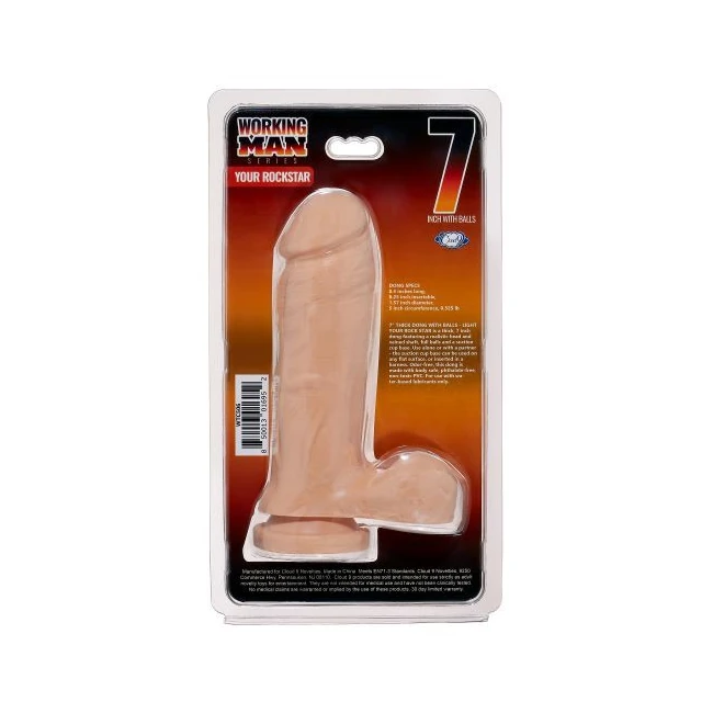 Cloud 9 Working Man 7 Light Your Rock Star (thick)" - Shape & Texture