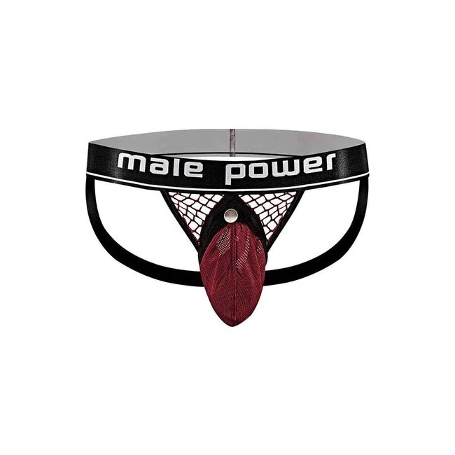 Cock Pit Cock Ring Jock Burgundy - Two Size Ranges and a Defined Waist Fit