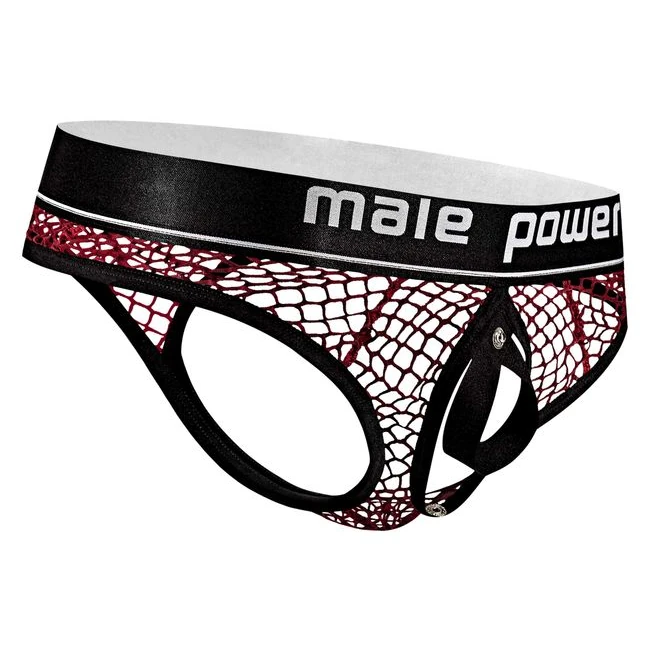 Cock Pit Cock Ring Thong Burgundy S/m - Product Specifications