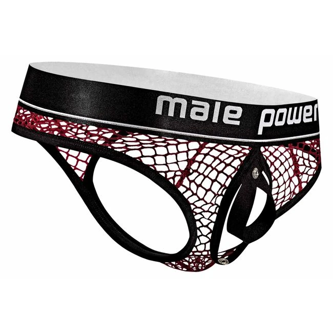 Cock Pit Cock Ring Thong Burgundy S/m - Categories