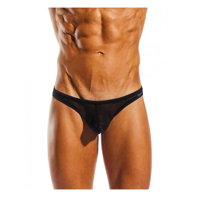 Cocksox Mesh Enhancing Pouch Thong Nero Md - Fabric & Feel