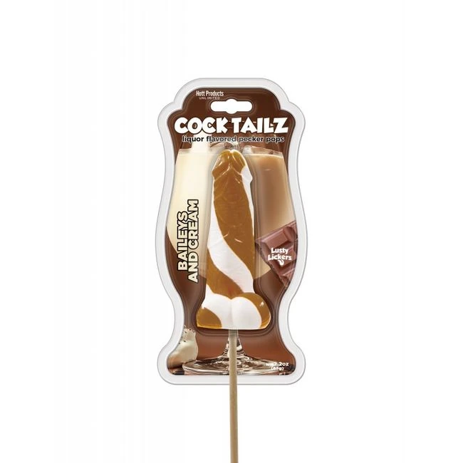 Cocktailz Liquor Flavored Pecker Pops Baileys & Cream - Edible Candy Base