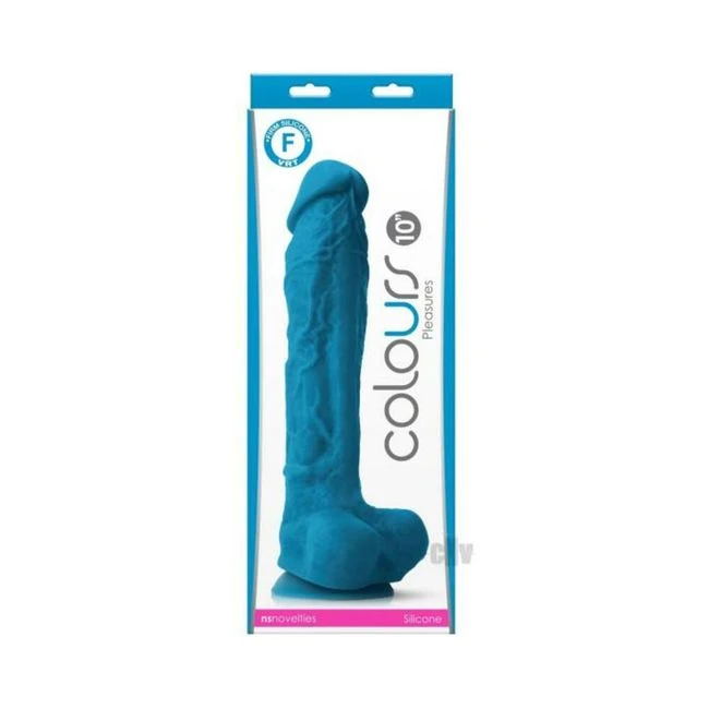 Colours Pleasures 10" Dildo - Shape & Texture