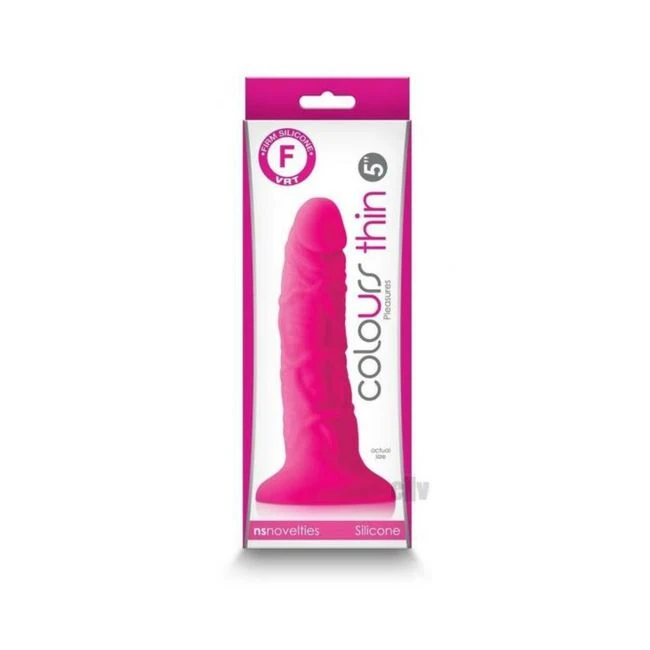 Colours Pleasures Thin. Dildo - Shape & Texture