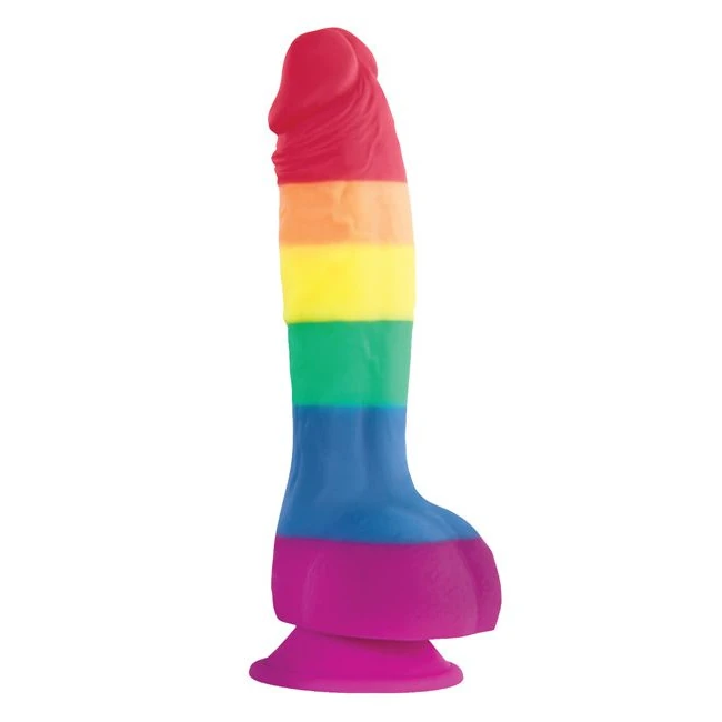 Colours Pride Edition Dildo Rainbow - Shape & Texture