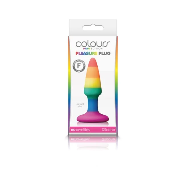 Colours Pride Edition Pleasure Plug Rainbow - Shape & Comfort