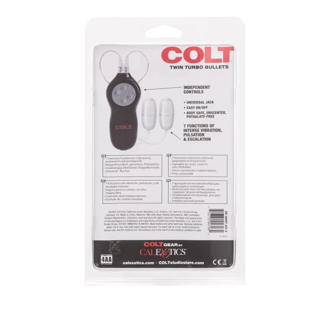 Colt 7 Function Twin Turbo Bullets - Vibration Modes and Stimulation