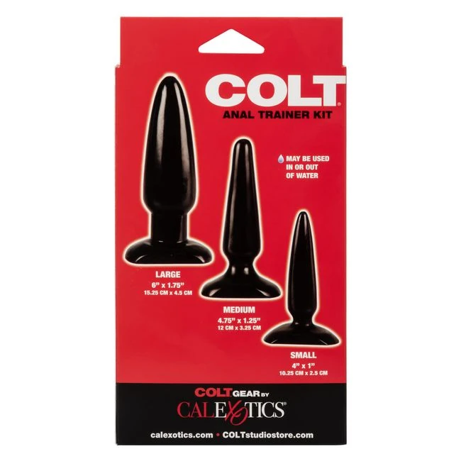 Colt Anal Trainer Kit - Sizes and Dimensions