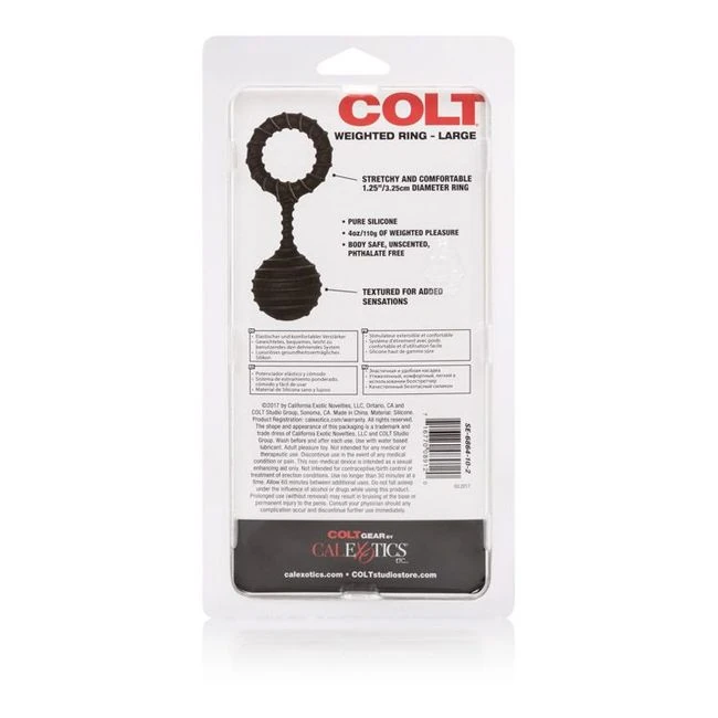 Colt Weighted Ring Large - Material & Specifications