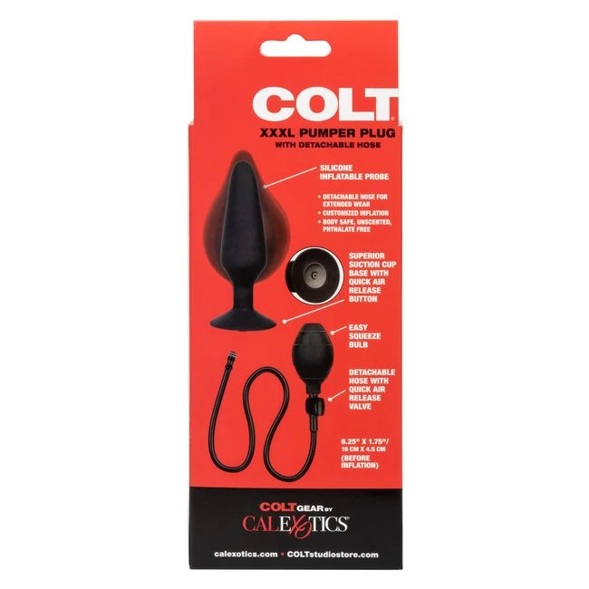 Colt Xxxl Pumper Plug W/ Detachable Hose - Product Details