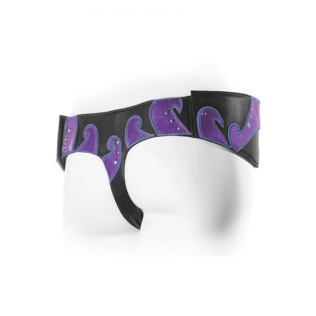 Connoisseur Amazon Single Strap Harness Black and Purple - What Is the Connoisseur Amazon Single Strap Harness Black and Purple?
