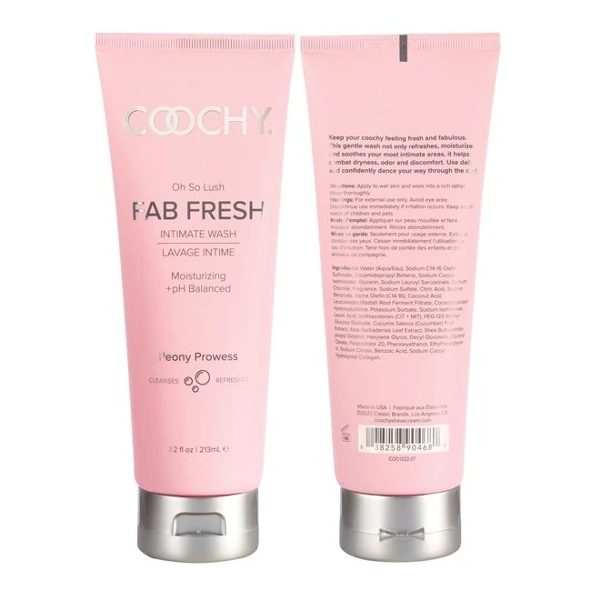 Coochy Fab Fresh Feminine Wash 7.2 Oz Peony Prowess - Key Details