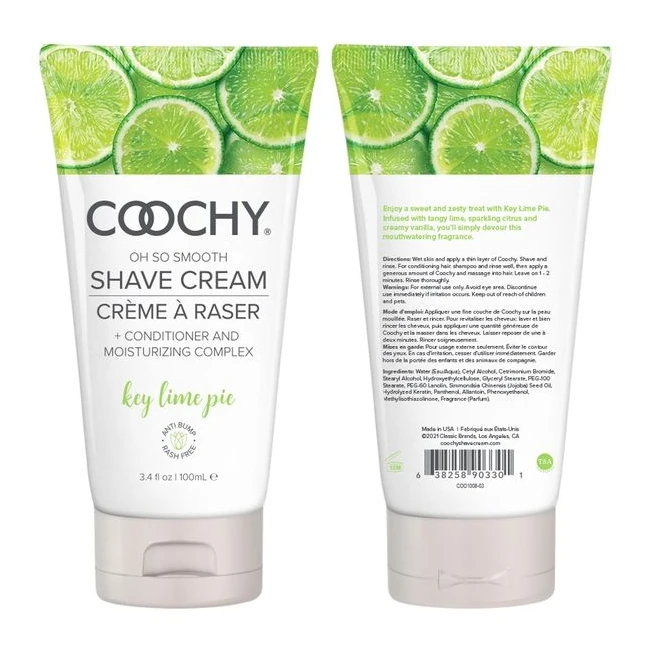 Coochy Shave Cream Key Lime Pie - Available Variations