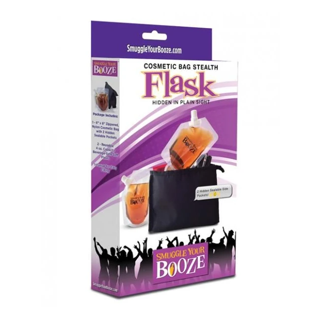 Cosmetic Bag Stealth Flask Black - Overview