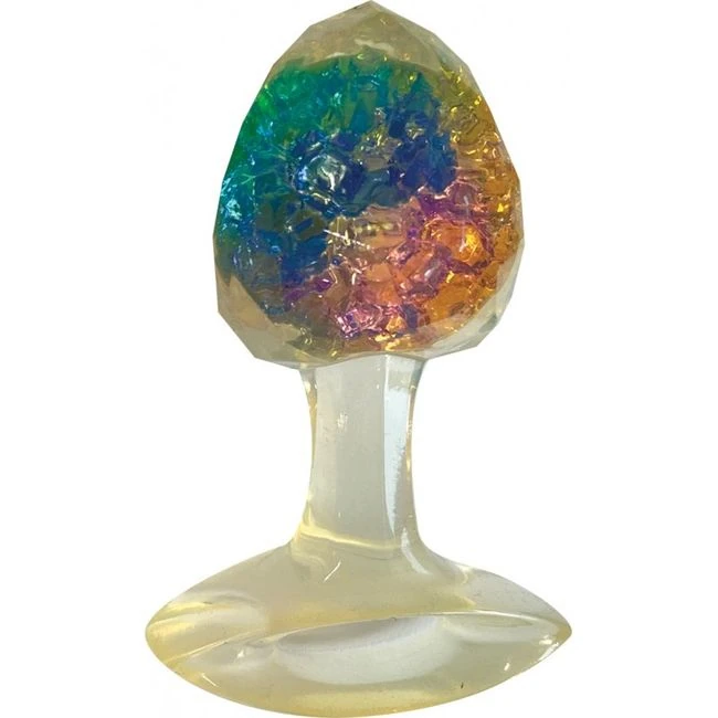 Cotton Candy Joy Gems - A Gem-Shaped Body With a Rounded Tip