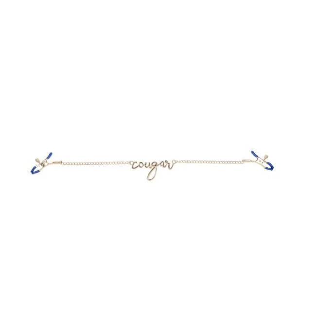 Cougar Nipple Clamps - Chain Length and Hardware Finish
