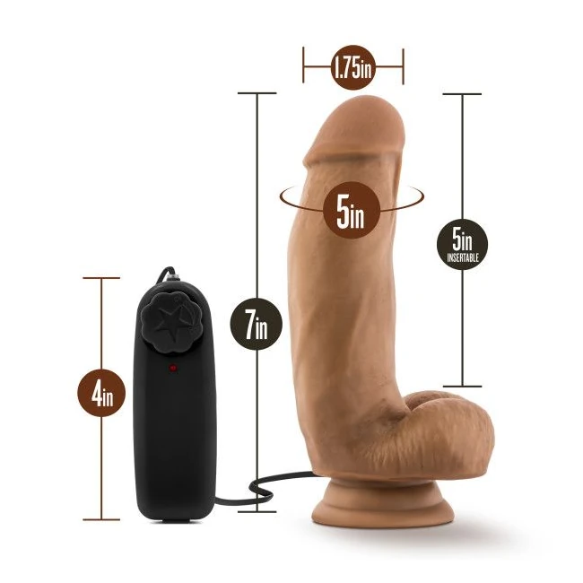 Coverboy Mma Fighter Vibrating 7 Realistic Cock Mocha " - Maintenance & Storage