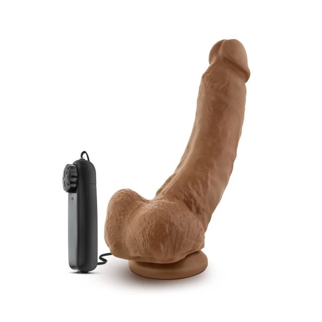 Coverboy the Boxer Vibrating 9 Realistic Cock Mocha " - Introducing the Coverboy the Boxer Vibrating 9" Realistic Cock in Mocha
