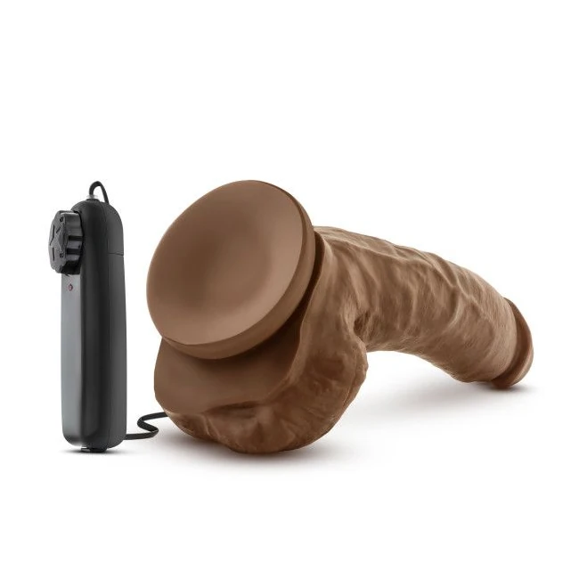 Coverboy the Boxer Vibrating 9 Realistic Cock Mocha " - Vibration Modes and Control