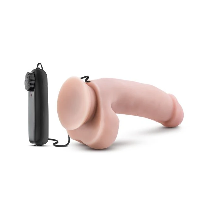 Coverboy the Quarterback Vibrating 7 Realistic Cock Vanilla" - Vibration Modes and Sensation