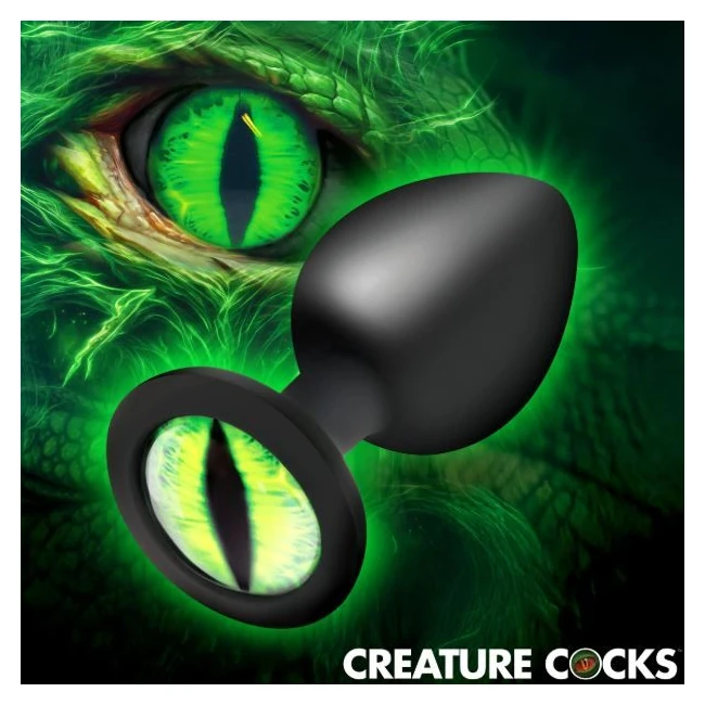 Creature Cock Creature Eye Silicone Butt Plug - Measurements