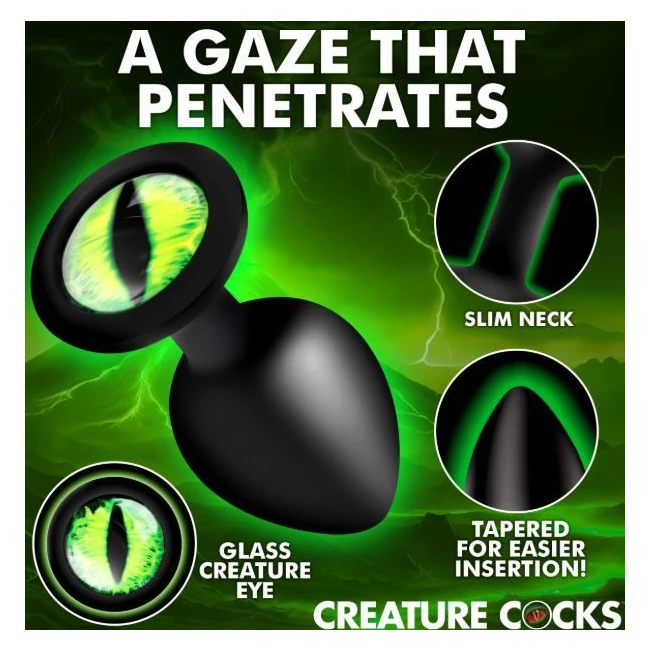 Creature Cock Creature Eye Silicone Butt Plug - Shape & Comfort