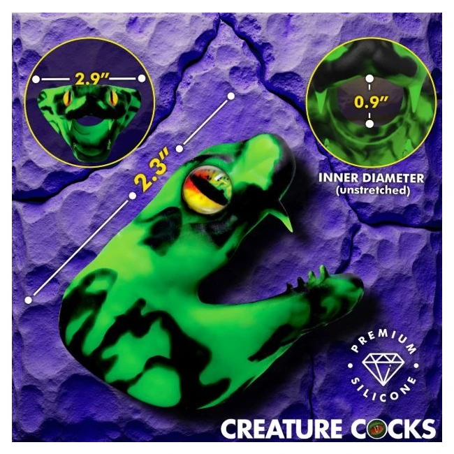 Creature Cock Master Cobra Silicone Cock Ring - The Look