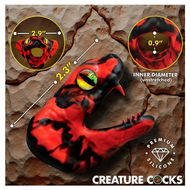 Creature Cock Master Cobra Silicone Cock Ring - How It Feels in Use