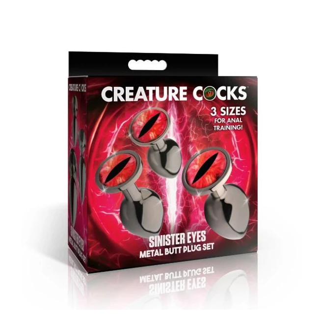 Creature Cock Sinister Eye Metal Butt Plug - Shape & Comfort