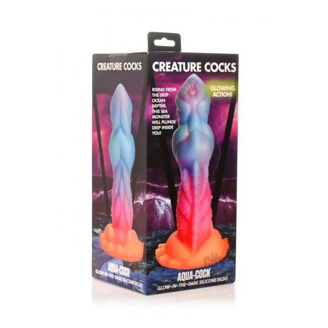 Creature Cocks Aqua Cock Dildo - Take a Deep Dive into Pleasure