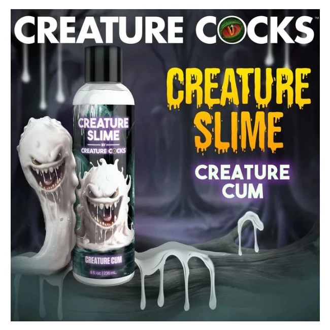 Creature Cocks Creature Slime Unscented Creature Cum Lube 8oz - Creature Cocks Creature Slime Unscented Lubricant
