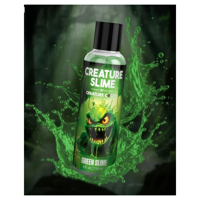 Creature Cocks Creature Slime Water Based Lube - Formula &amp; Feel: Slick, Wet Creature Slime