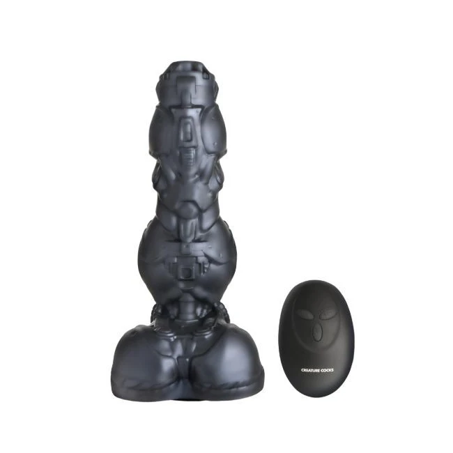 Creature Cocks Cyborg Cock Thrusting & Vibrating Dildo - Shape & Texture