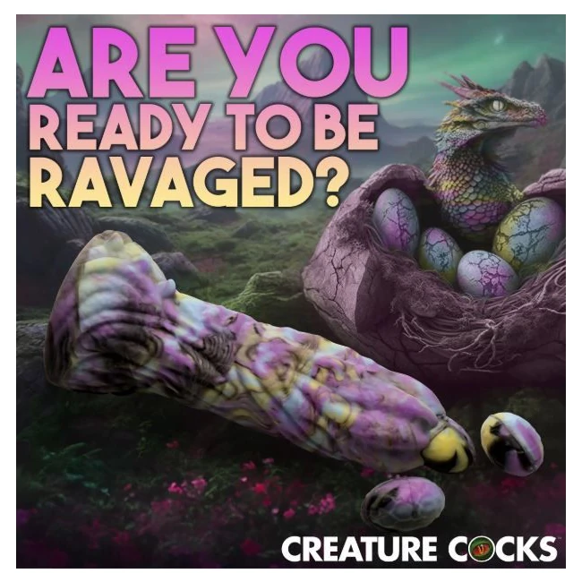 Creature Cocks Dragon Spawn Ovipositor Dildo W/ Eggs - Usage & Maintenance