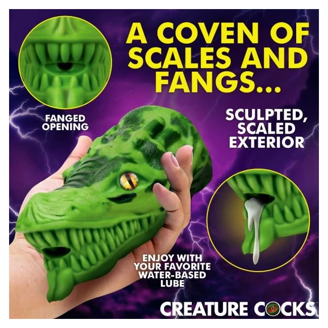 Creature Cocks Dragon Tamer Silicone Stroker - Dragon Design and Grip