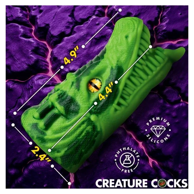 Creature Cocks Dragon Tamer Silicone Stroker - Material Feel and Cleanup