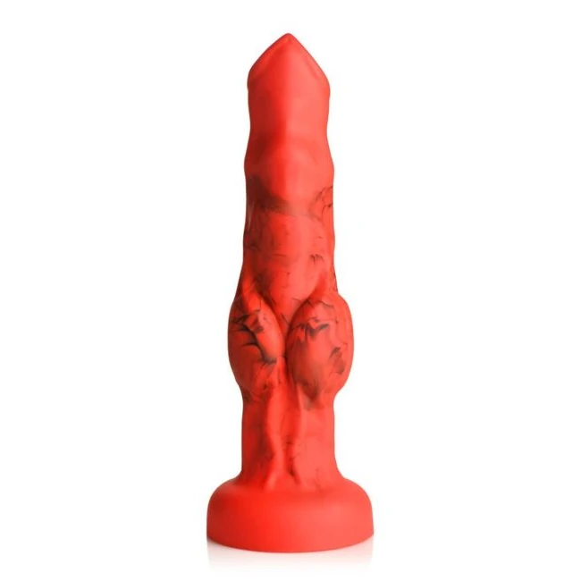 Creature Cocks Fire Hound Silicone Dildo - Shape & Texture