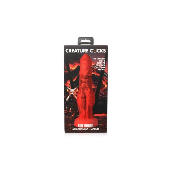 Creature Cocks Fire Hound Silicone Dildo - Features & Usage