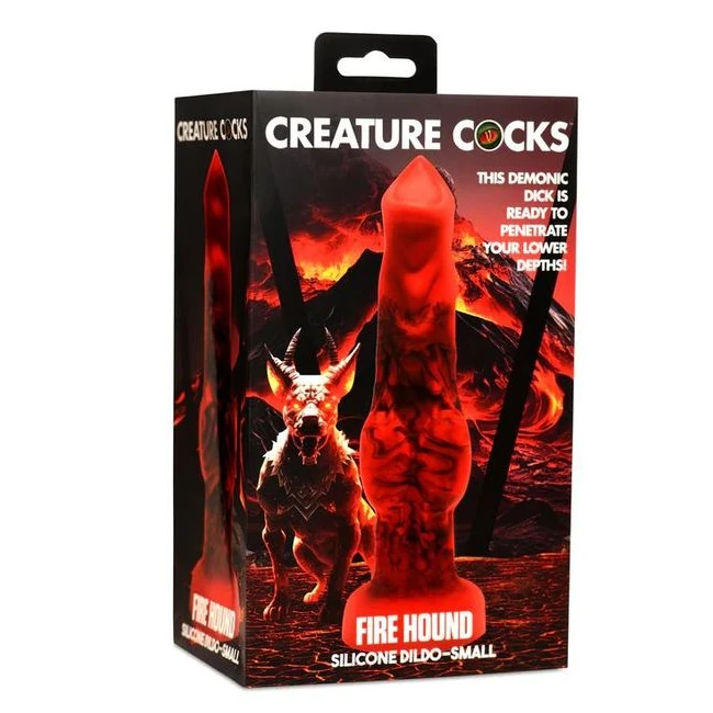 Creature Cocks Fire Hound Silicone Dildo - Creature Cocks Fire Hound Silicone Dildo