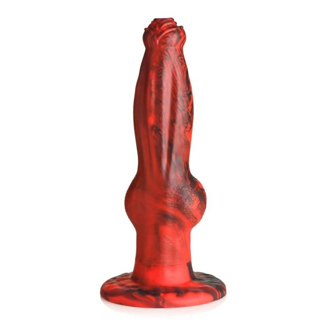 Creature Cocks Hell Wolf Thrusting & Vibrating Silicone Dildo W/ Remote - How It Feels