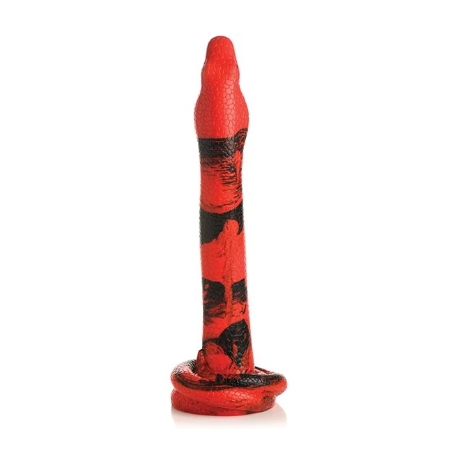Creature Cocks King Cobra Xl 18 in Long Silicone Dong - Design & Material