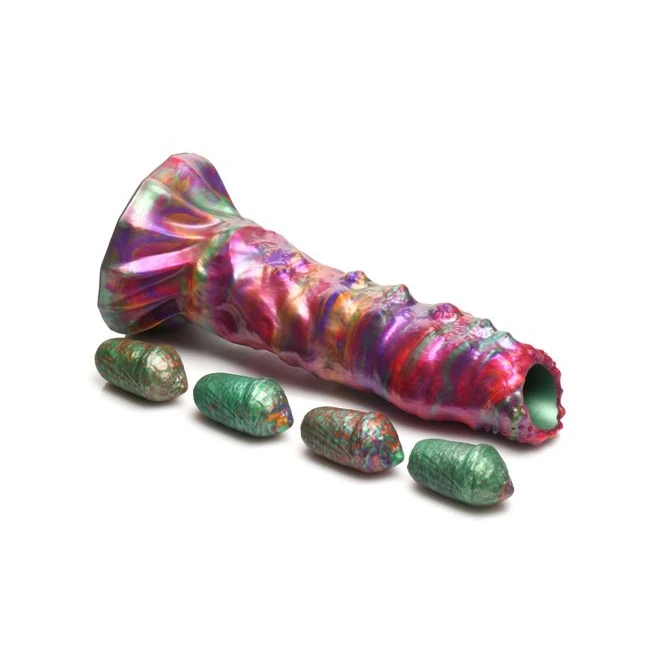 Creature Cocks Larva Silicone Ovipositor Dildo W/ Eggs - Material & Feel
